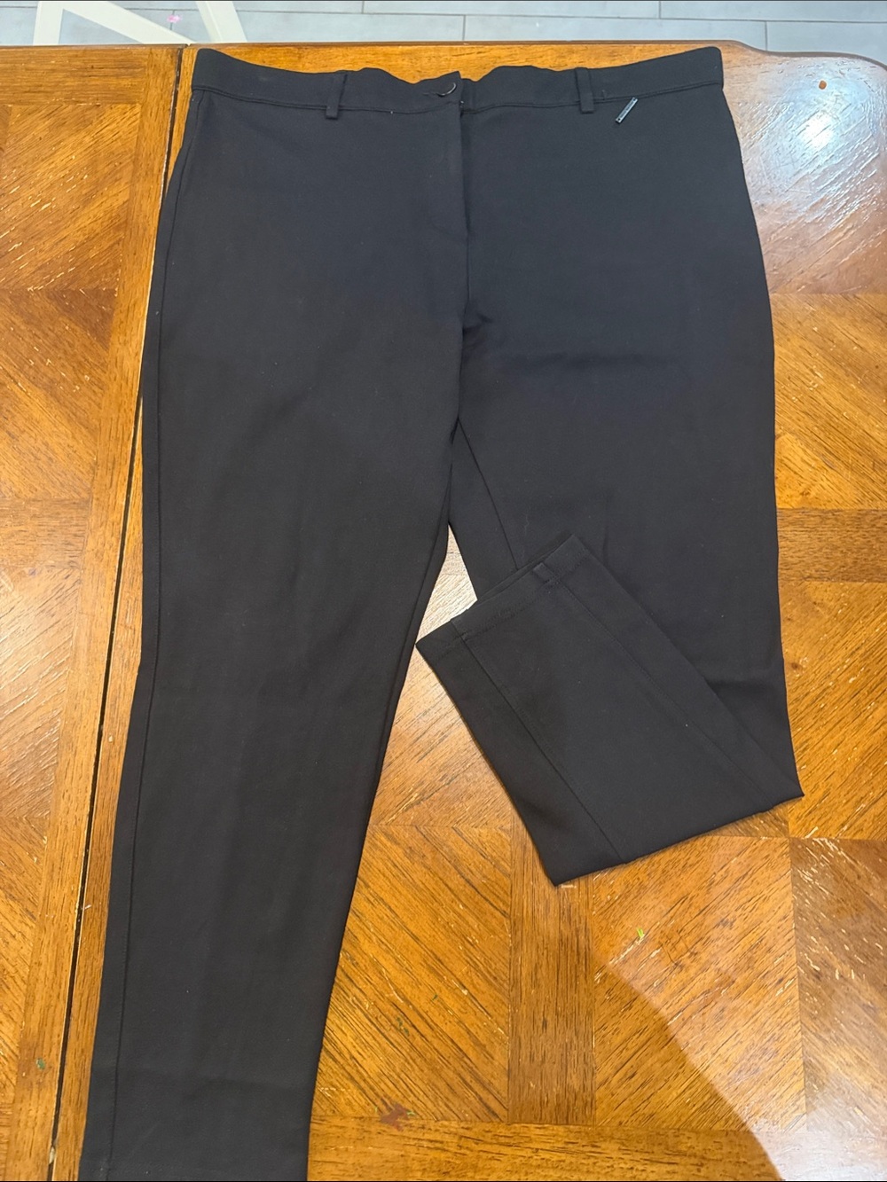 Mario Serrani Black Slim Dress Pants